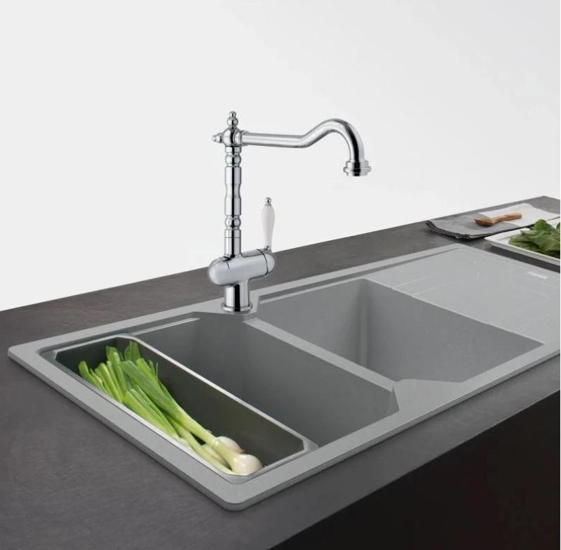 Franke Particolare Old England класически кухненски смесител хром 115.0060.360