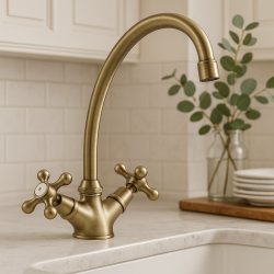 Nostalgic кухненски кран V1900 Бронз