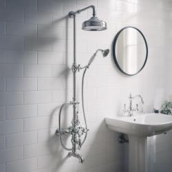 Huber Victorian Термостатичен комплект за вана/душ 30cm RVS 592.VN31H.AC