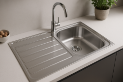 Franke Spark SKX 611 Иноксова мивка за монтаж отгоре с отцедник 86x50cm 101.0315.545