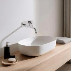 Вграден смесител за мивка Waterrevolution Flow с покритие хром и излив 25cm T1161B01-25