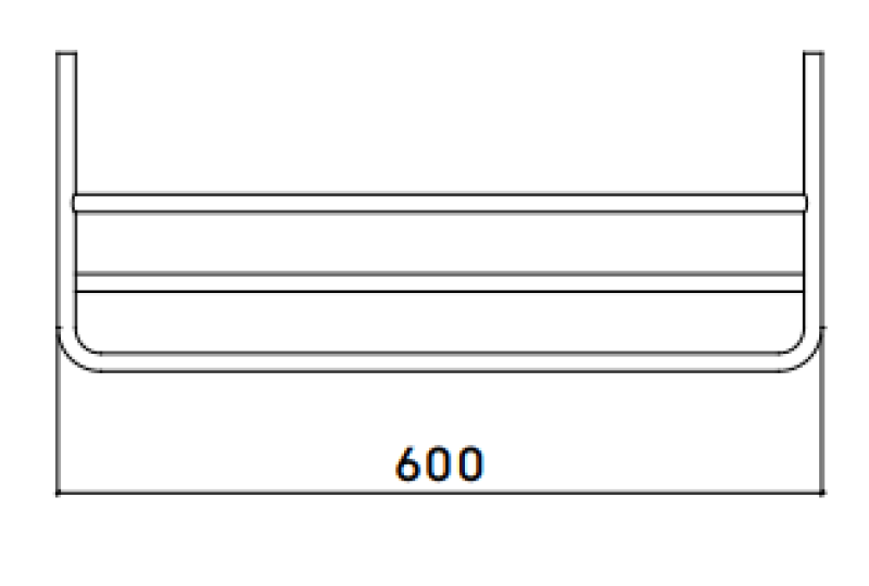 Водна революция държач за кърпи мат черен A118PR