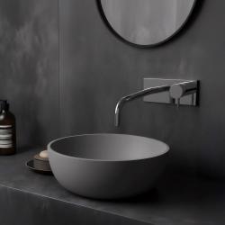 Вграден мивков смесител от Waterrevolution Flow с хромирана покривна плоча и отводка 21cm T1161B01-21