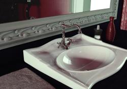 PB класически смесител за умивалник със силни ръкохватки, изпразване 18,5 см, неръждаема стомана 1208854972