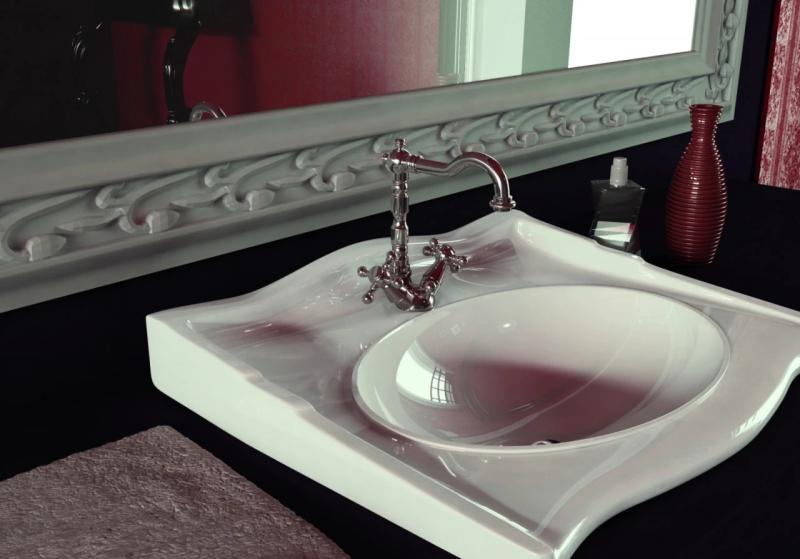 PB класически смесител за умивалник със силни ръкохватки, изпразване 18,5 см, неръждаема стомана 1208854972