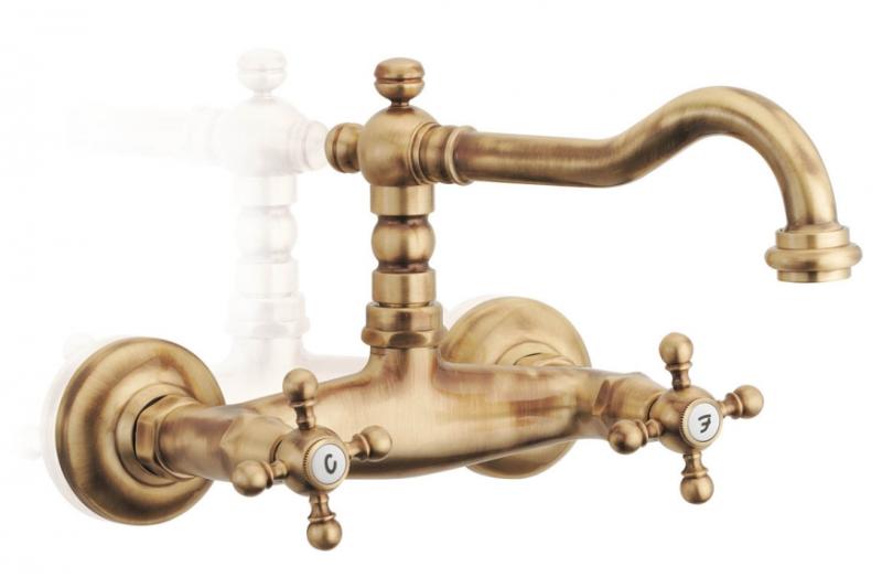 PB класически комплект за вграждане на кран за вана със силни бутони, включително ръчен душ от неръждаема стомана 1208855262