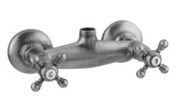 PB класически смесител за душ с бутони, хромиран, с връзки отгоре 1208855302