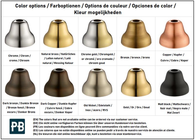 PB класически смесител за стенен монтаж със звездовидни бутони и дълъг въртящ се чучур, Хром 1208855442