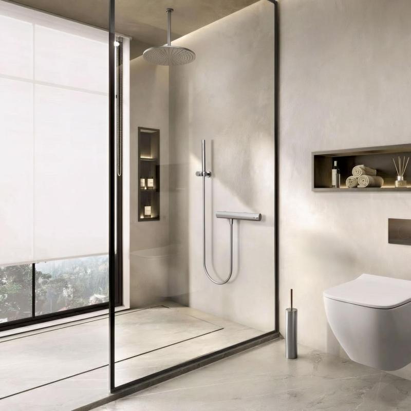 Водна революция Flow душов термостат с душ гарнитура от неръждаема стомана T140TIE