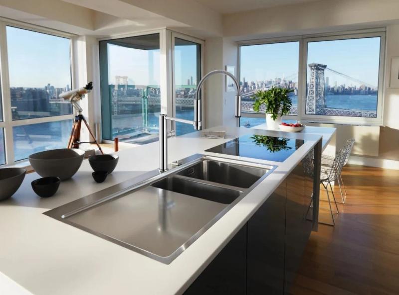 Franke Pescara Semi Pro 360 Кухненски смесител с гъвкав чучур, хром 115.0393.976