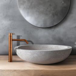 Waterevolution Flow смесител за умивалник за мивки PVD четкан мед T115CPE