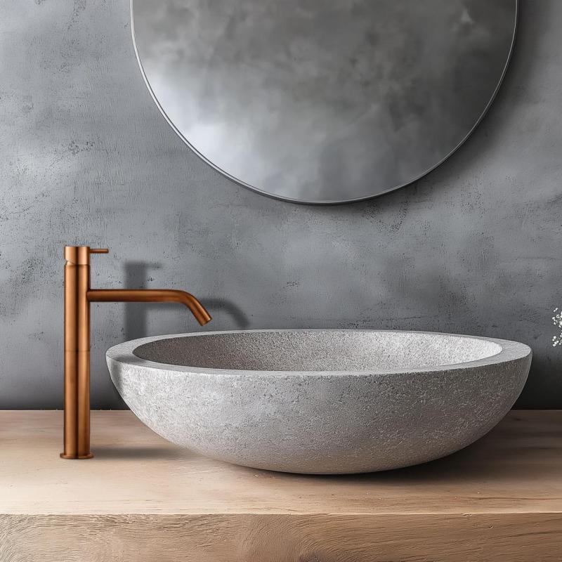 Waterevolution Flow смесител за умивалник за мивки PVD четкан мед T115CPE