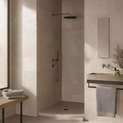 Вграден душ термостат Waterevolution Flow с 1 превключвателен кран, изцяло от неръждаема стомана 1208920976