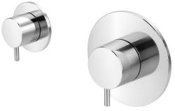 Waterevolution Flow вграден душ термостат с 1 превключвателен кран, хром 1208920984