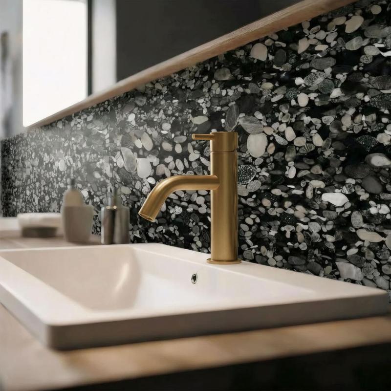 Waterevolution Flow смесител за умивалник от матиран месинг T1101ALE