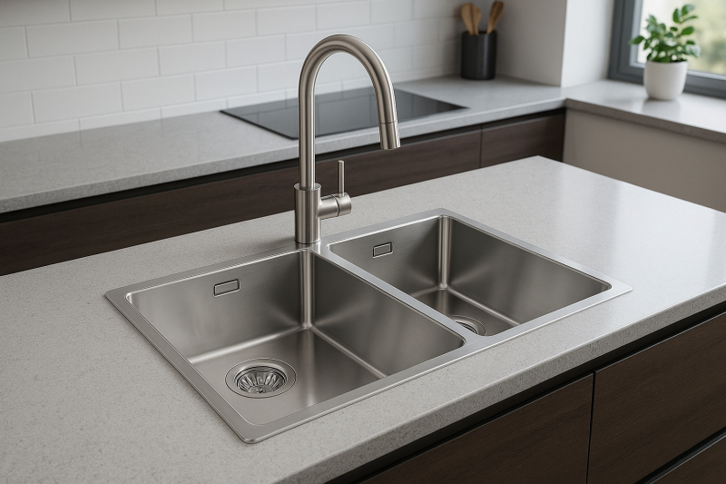 Franke Maris Двойна иноксова мивка MRX 220, плосък монтаж 1270568051