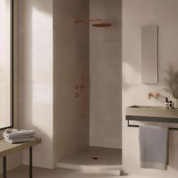 Waterevolution Flow вграден душ термостат с 1 превключвателен кран от мед