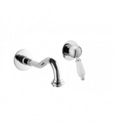 PB носталгичен вграден смесител за умивалник Vintage с 21см изпускател в хром