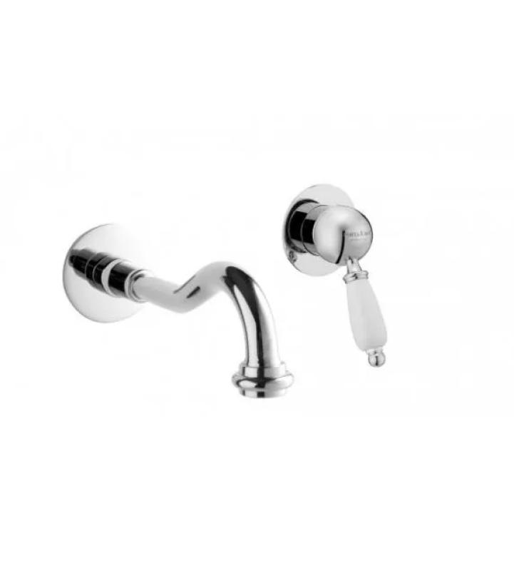 PB носталгичен вграден смесител за умивалник Vintage с 21см изпускател в хром