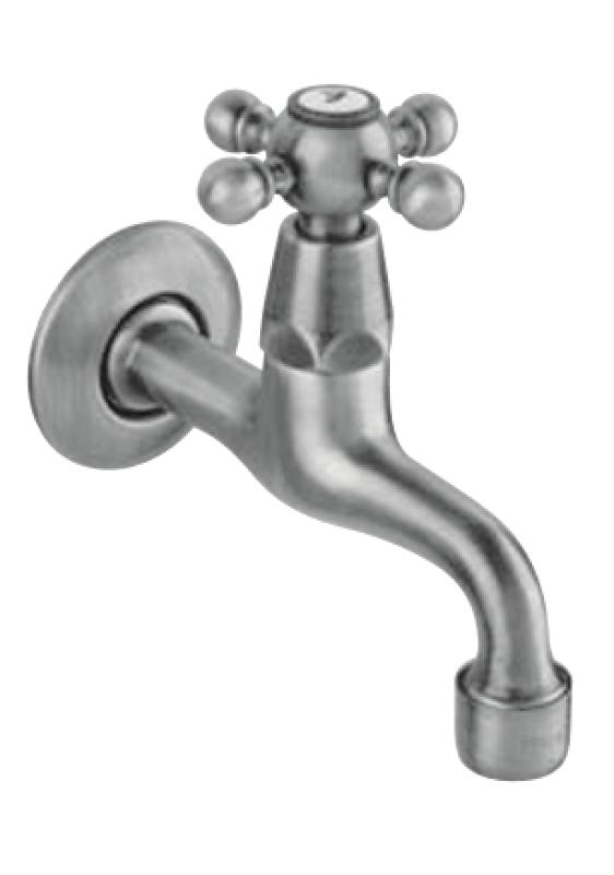 PB класически стенен чешмич за фонтан със силна копчета за студена вода, матово черно 1208952981