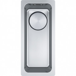 Franke Mythos MYX 110.16 Малка иноксова мивка 16x40cm, вграждане под плота 122.0638.196