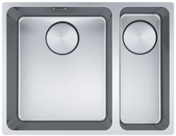 Franke Mythos MYX 160.34.16 BL Иноксова1,5 мивка за монтаж под плота 34+16cm 122.0638.273