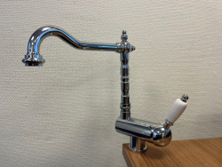 PB Vintage Носталгичен кухненски смесител, прозоречен кран, сгъваем, хром 1208953755