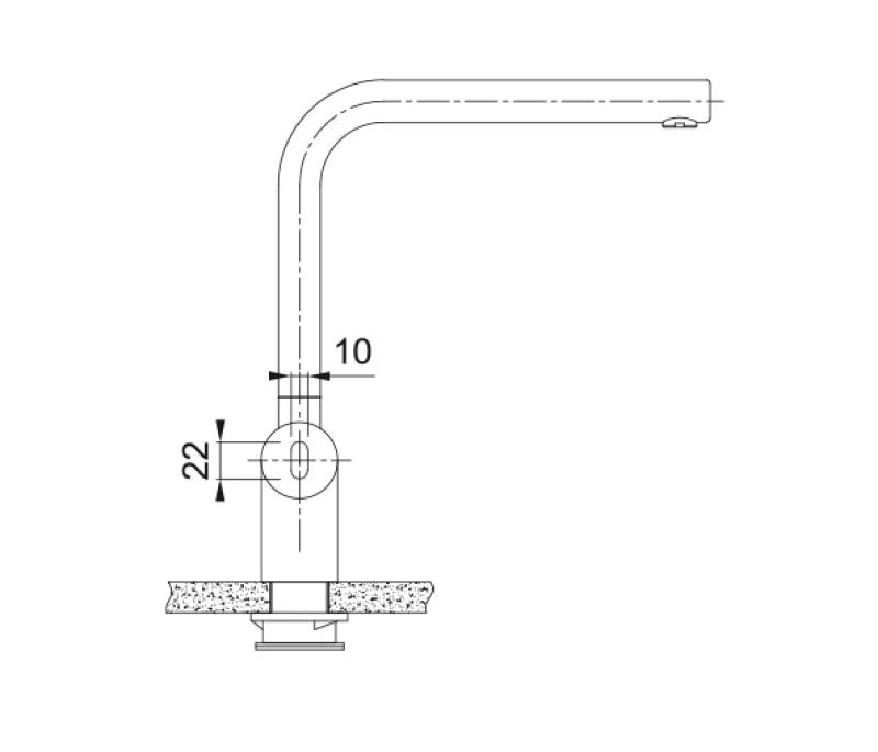 Franke Atlas Neo Черен сензорен смесител за кухня с въртящ се чучур 115.0625.525