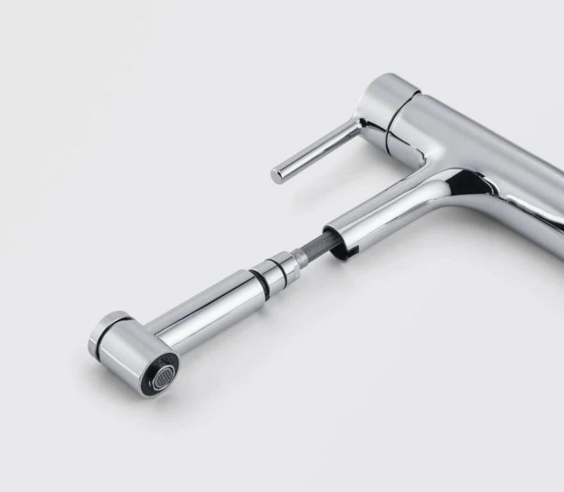 Franke Centro Кухненски смесител с издърпващ се душ, хром 115.0600.131