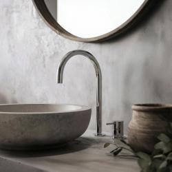 Waterevolution Flow Washbasin mixer with 2holes and automatic stop & go valve Chrome T112V01 (kloon) (kloon) (kloon) (kloon)