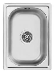 Ausmann Basic малка мивка от неръждаема стомана за монтаж над нивото на плота 35x48 см, включително сифон 1208956971