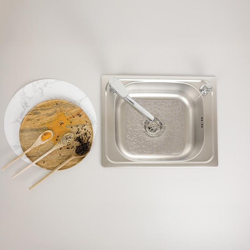 Ausmann Basic мивка от неръждаема стомана за монтаж над нивото на плота 50x40 см, включително сифон 1208956977