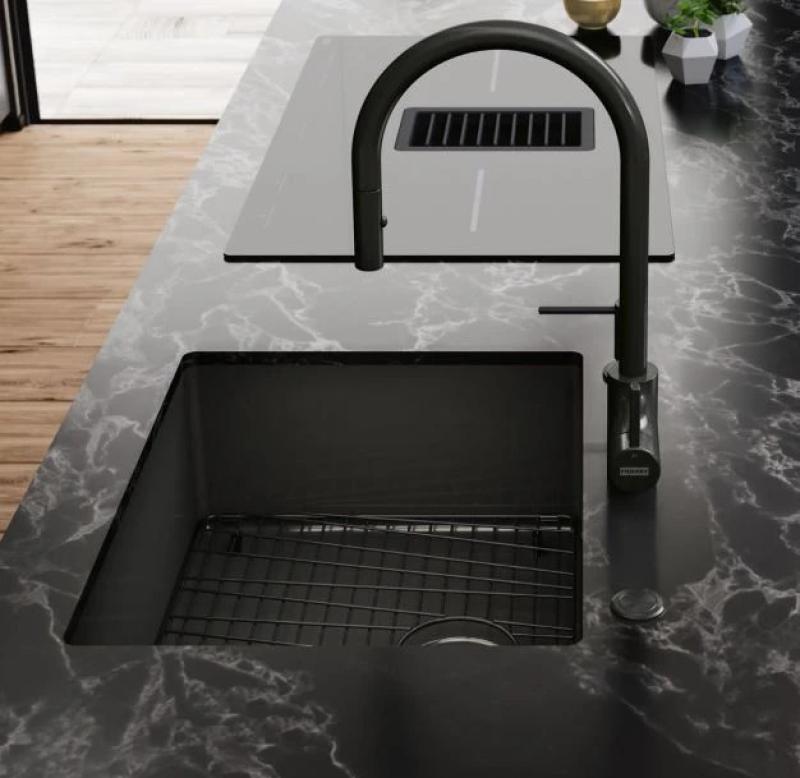 Franke Mythos Masterpiece аксесоар дънна решетка 391x401mm PVD Gun Metal 112.0655.431