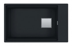 Franke Cube KNG 110.62 матово черна мивка 72x42 с гранитна основа и отвор за смесител 125.0627.321