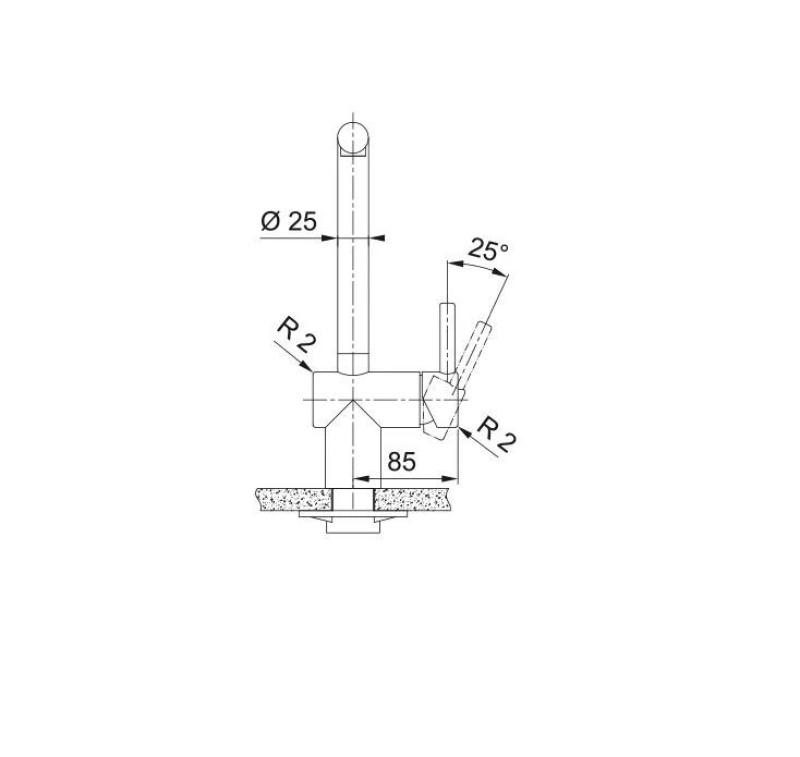 Franke Atlas Neo Кухненски смесител със златно покритие и издърпващ се чучур, PVD злато 115.0681.242