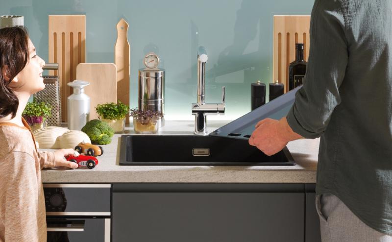 Franke Maris MRG 210 / 110-72 Fragranite черна едиция матова мивка за вграждане