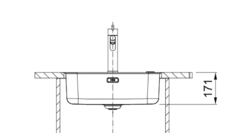 Franke Smart SRX 210.50 T мивка от неръждаема стомана 50x40 за монтаж на нивото на плота 127.0688.777