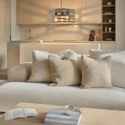 Декор Мариса сива висяща лампа с конусно нарастващи хоризонтални интервали макс. 3 светлинни източника диаметър 40 см 2607