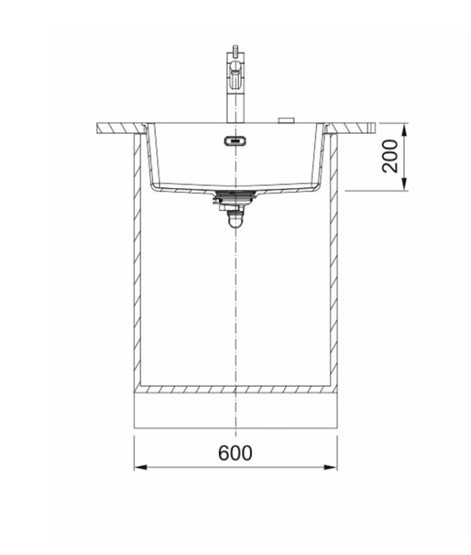 Franke Maris MRG 110-52 Fragranite бяла мивка за монтаж под плота