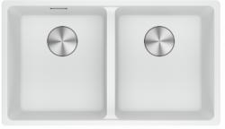 Franke Maris MRG 220-35-35 Fragranite Полярно бял двоен мивката с плоска вградка