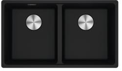 Франке Марис MRG 220-35-35 Фрагранит оникс двойно мивка за вграждане