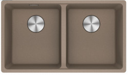 Franke Maris MRG 220-35-35 Fragranite Oyster двойна мивка за плоско вграждане