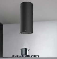 Franke Mythos Tube висящ аспиратор матово черен за монтаж на таван, диаметър 37 см, 335.0588.180