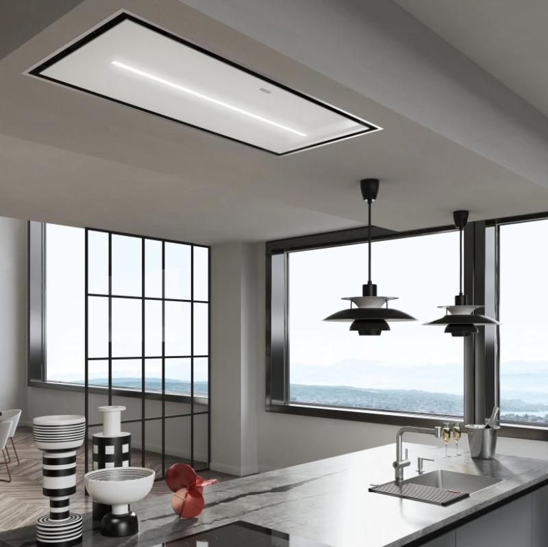 Franke Mythos Air Hub D таванна аспиратор бял стъкло 120 см 350.0679.885