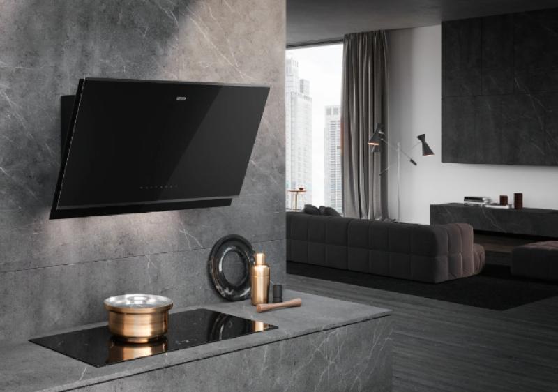 Франке Mythos Pro стенен модел черно стъкло абсорбатор 90см 330.0682.353