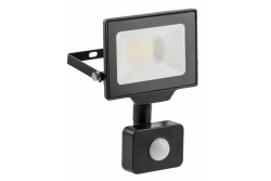 G-TECH LED прожектор с датчик за движение, 20W, 2000lm, AC220-240V, 50/60 Hz, PF>0,9, RA>80, IP65, 120°, 6000K, черен 1208959175