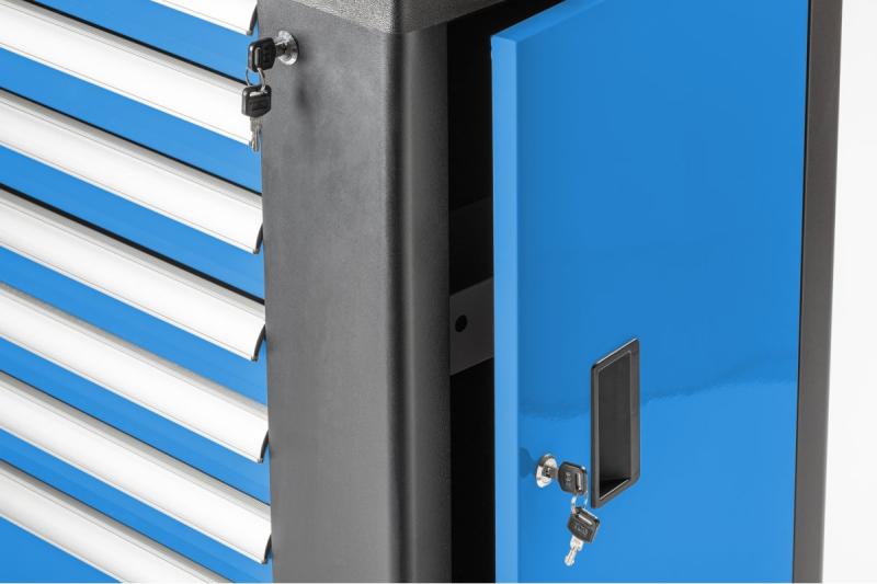 Hoegert Инструментален шкаф с 7 чекмеджета и странична врата 1208962009