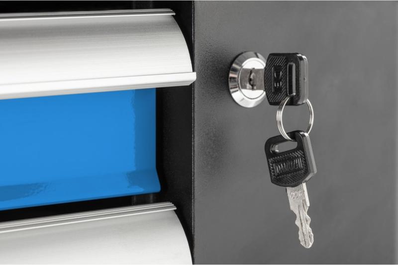 Hoegert Инструментален шкаф с 7 чекмеджета и странична врата 1208962009