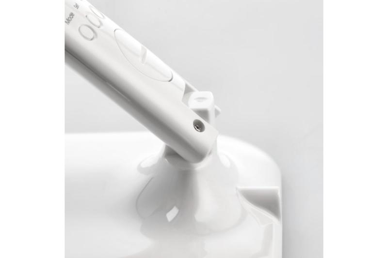 Decor Лампа за маса GALACTIC LED 5W 240lm AC220-240V 50/60Hz със сменяеми цветове (3000K 4000K 6000K), календар, будилник, термометър, бяло тяло. 1208962484