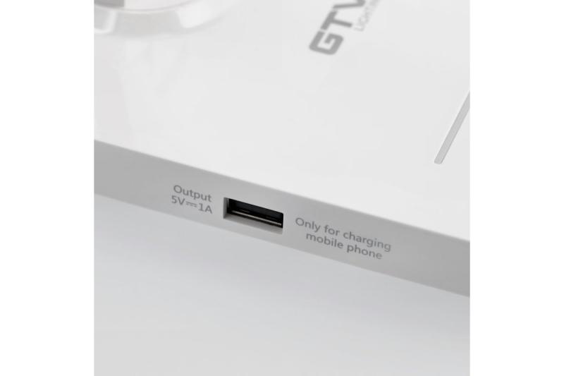 Decor Настолна лампа Gale 8 W 550lm AC220-240V 5-CCT 10 степенно затъмняване PF>0,5 RA>80 бяла 1208962486